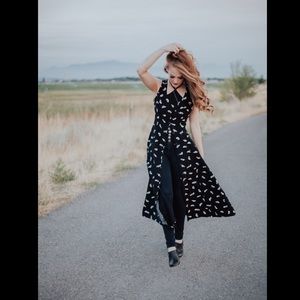 Vintage Sunhat Print Dress